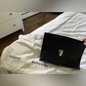 Proenza schouler clutch bag black